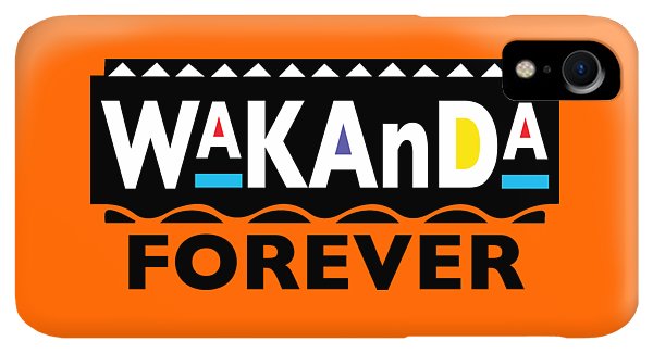 Martin_wakanda Forever_black - Phone Case