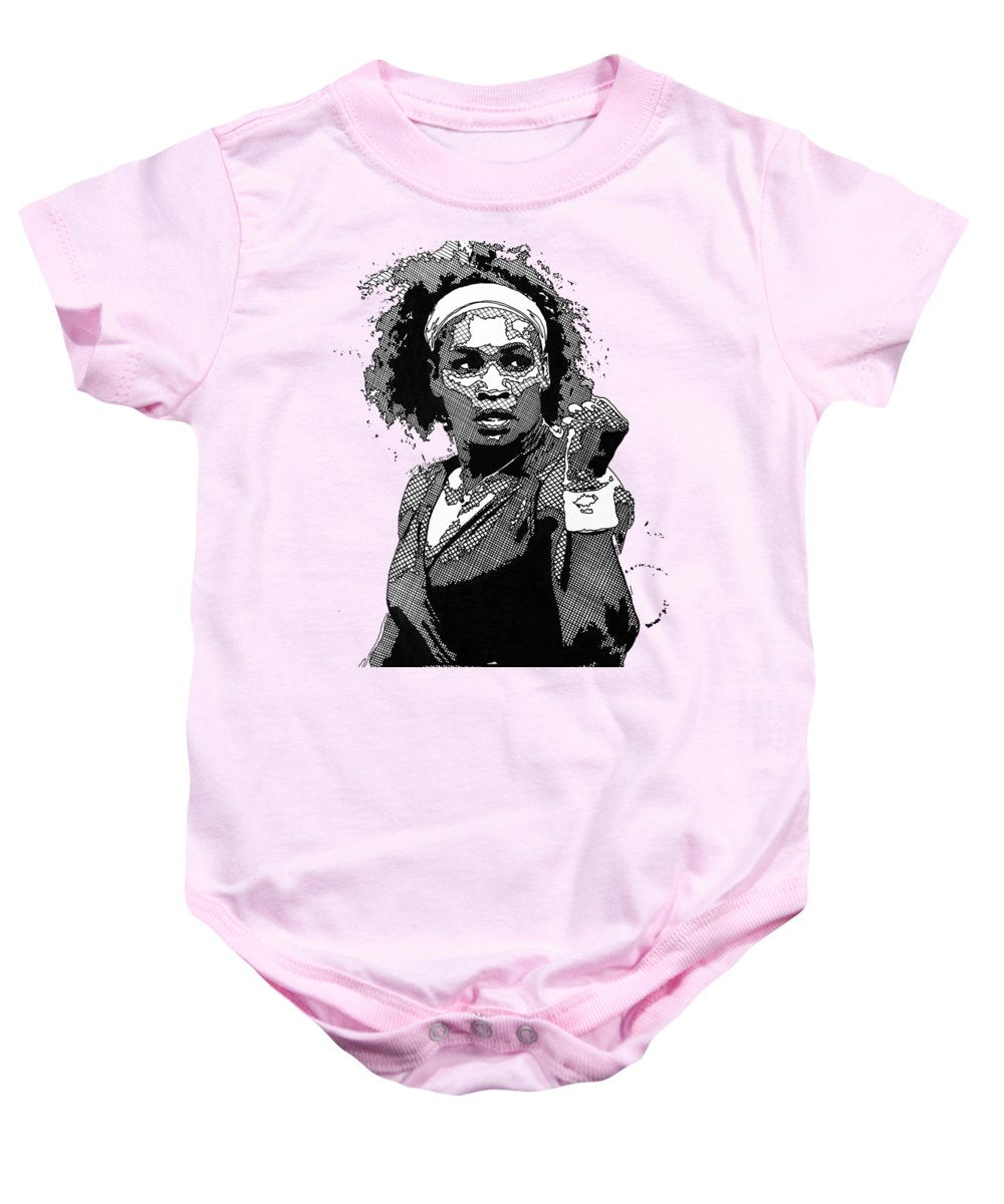 Serena Williams The GOAT - Baby Onesie