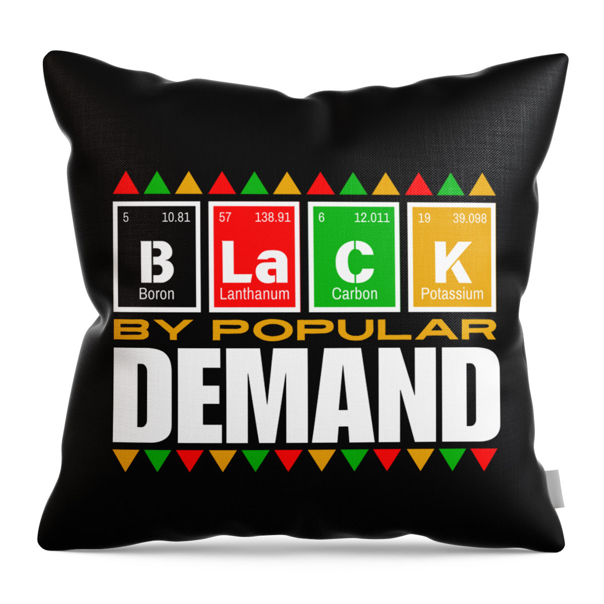 Black By Popular Demand 1 - Throw Pillow