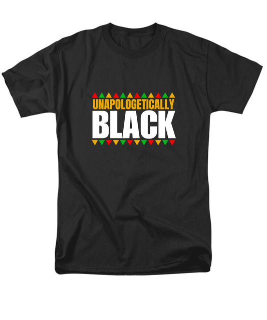 Unapologetically Black #1 - Men's T-Shirt  (Regular Fit)