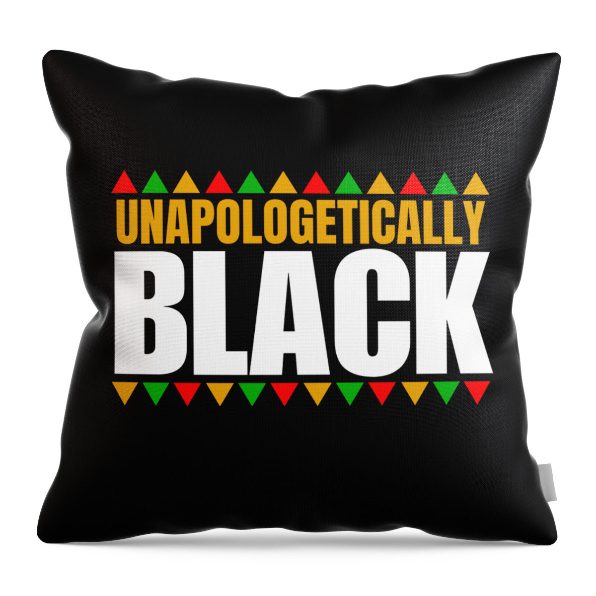 Unapologetically Black 1 - Throw Pillow