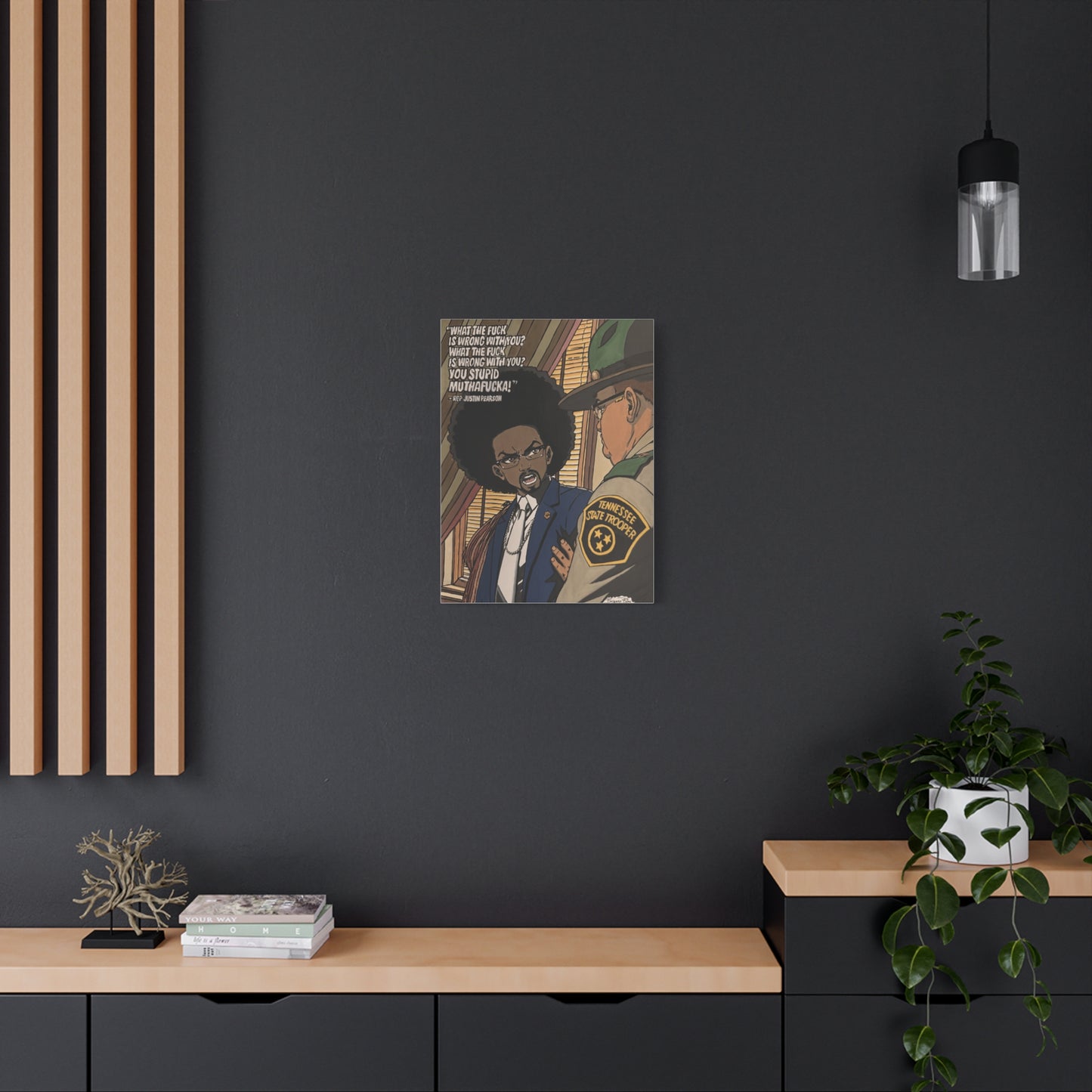 Ten Toes Down | Justin Pearson Political Art Print | Black Activism & Social Justice Artwork
