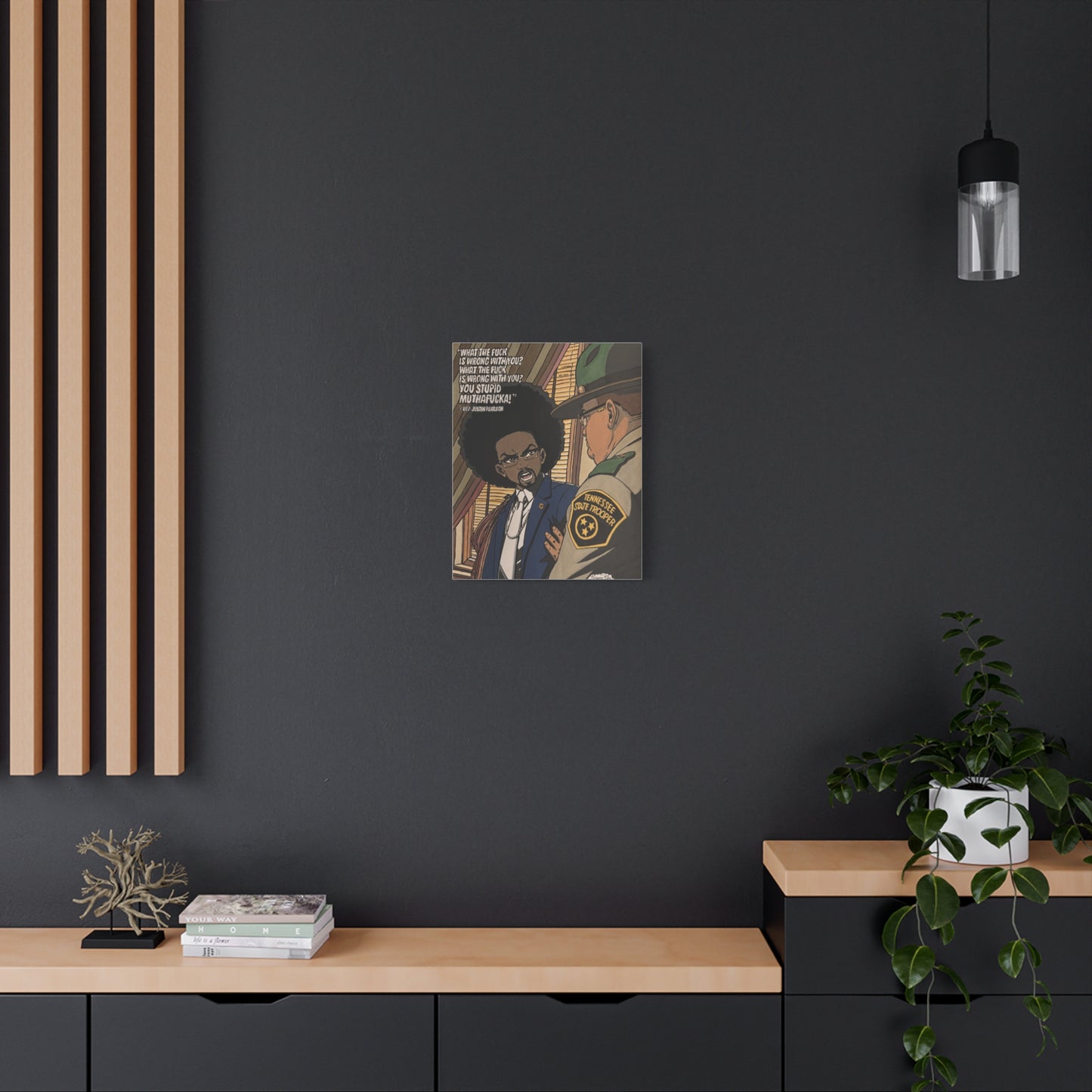 Ten Toes Down | Justin Pearson Political Art Print | Black Activism & Social Justice Artwork
