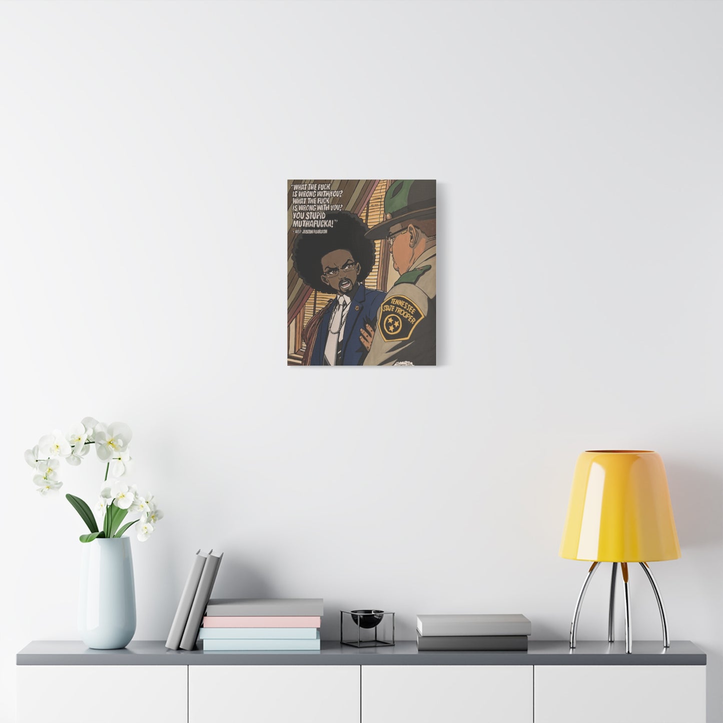Ten Toes Down | Justin Pearson Political Art Print | Black Activism & Social Justice Artwork