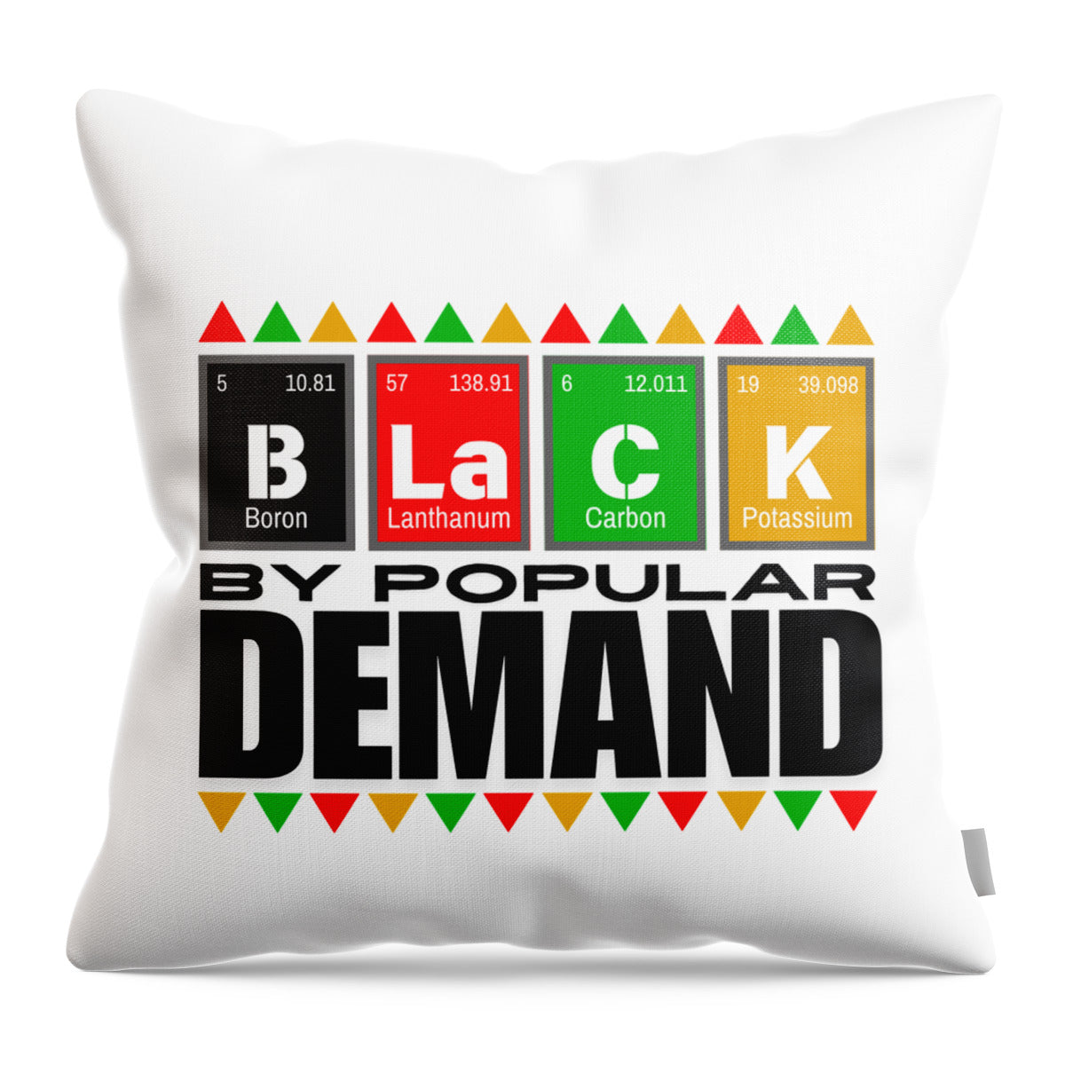 Black By Popular Demand - Throw Pillow