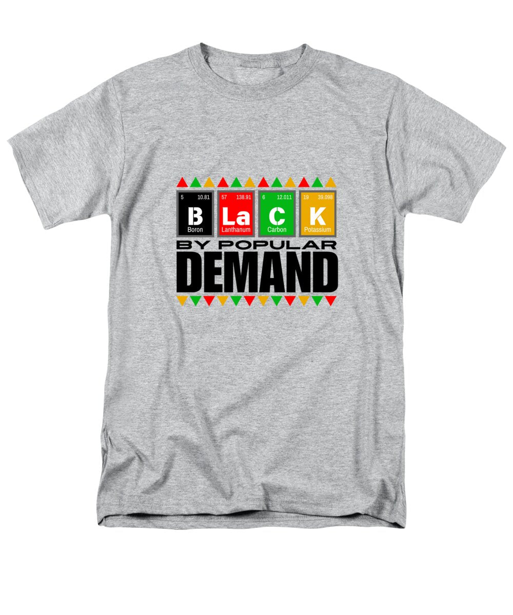 Black By Popular Demand - Men's T-Shirt  (Regular Fit)