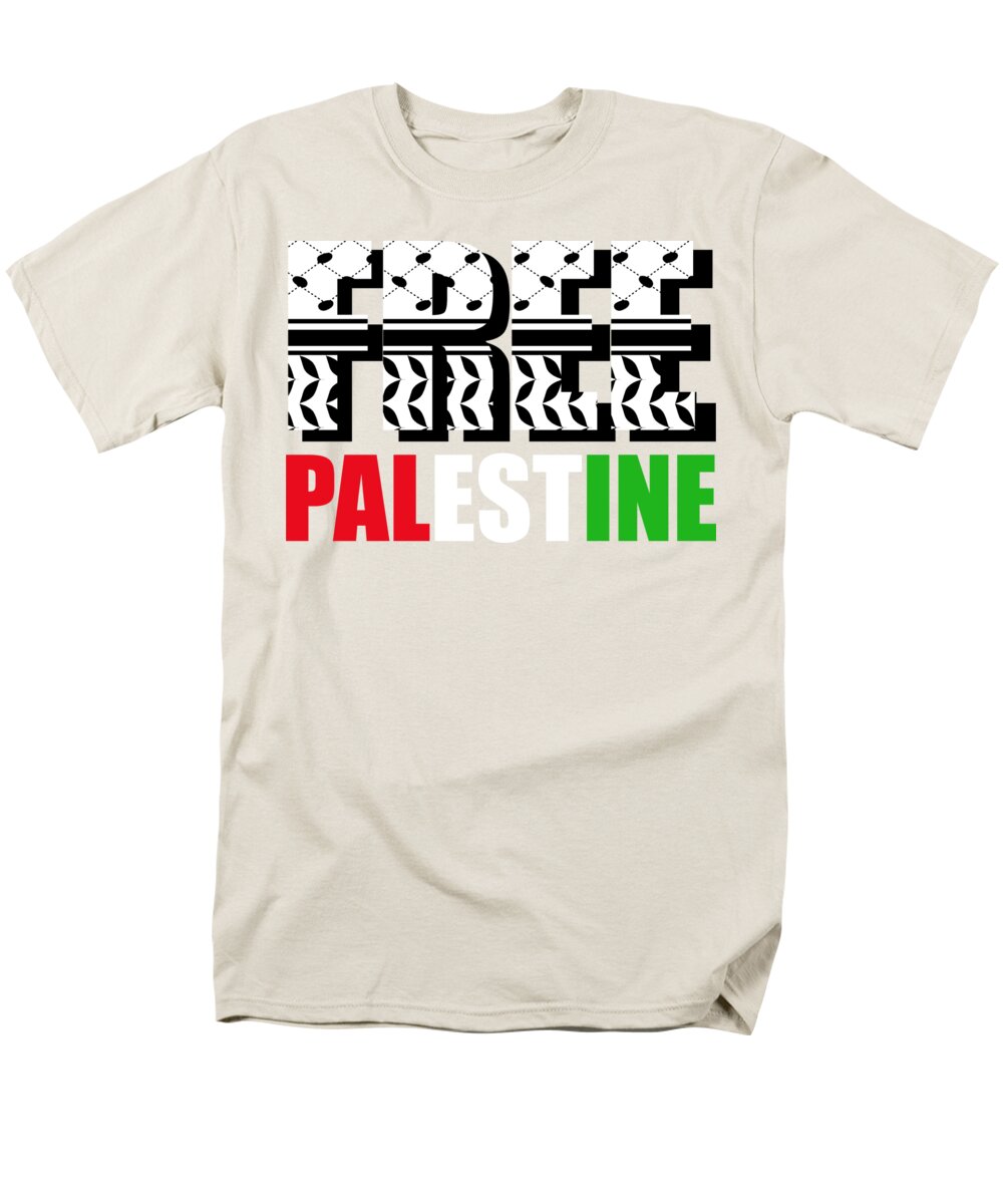 Free Palestine - Men's T-Shirt  (Regular Fit)