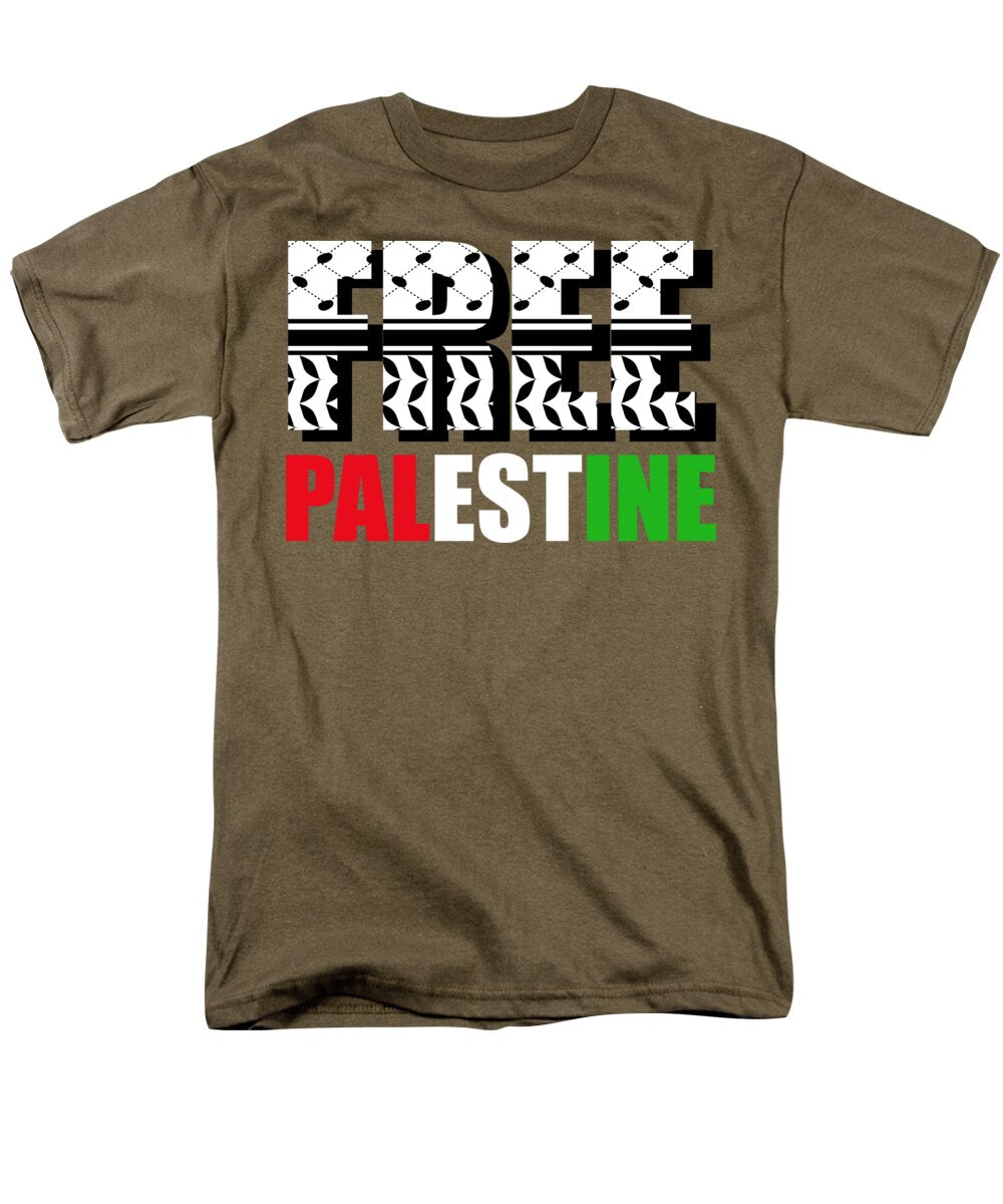 Free Palestine - Men's T-Shirt  (Regular Fit)