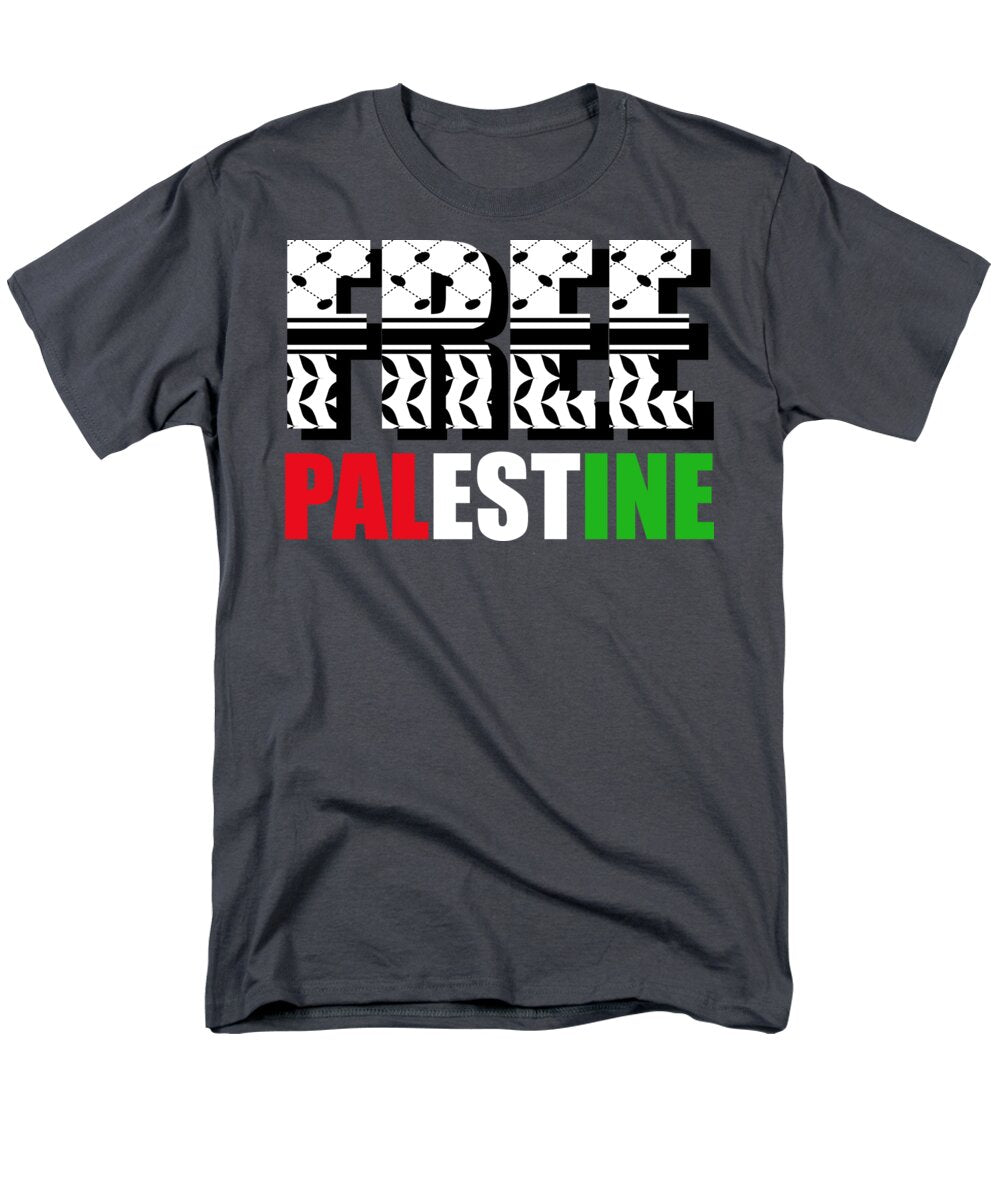 Free Palestine - Men's T-Shirt  (Regular Fit)