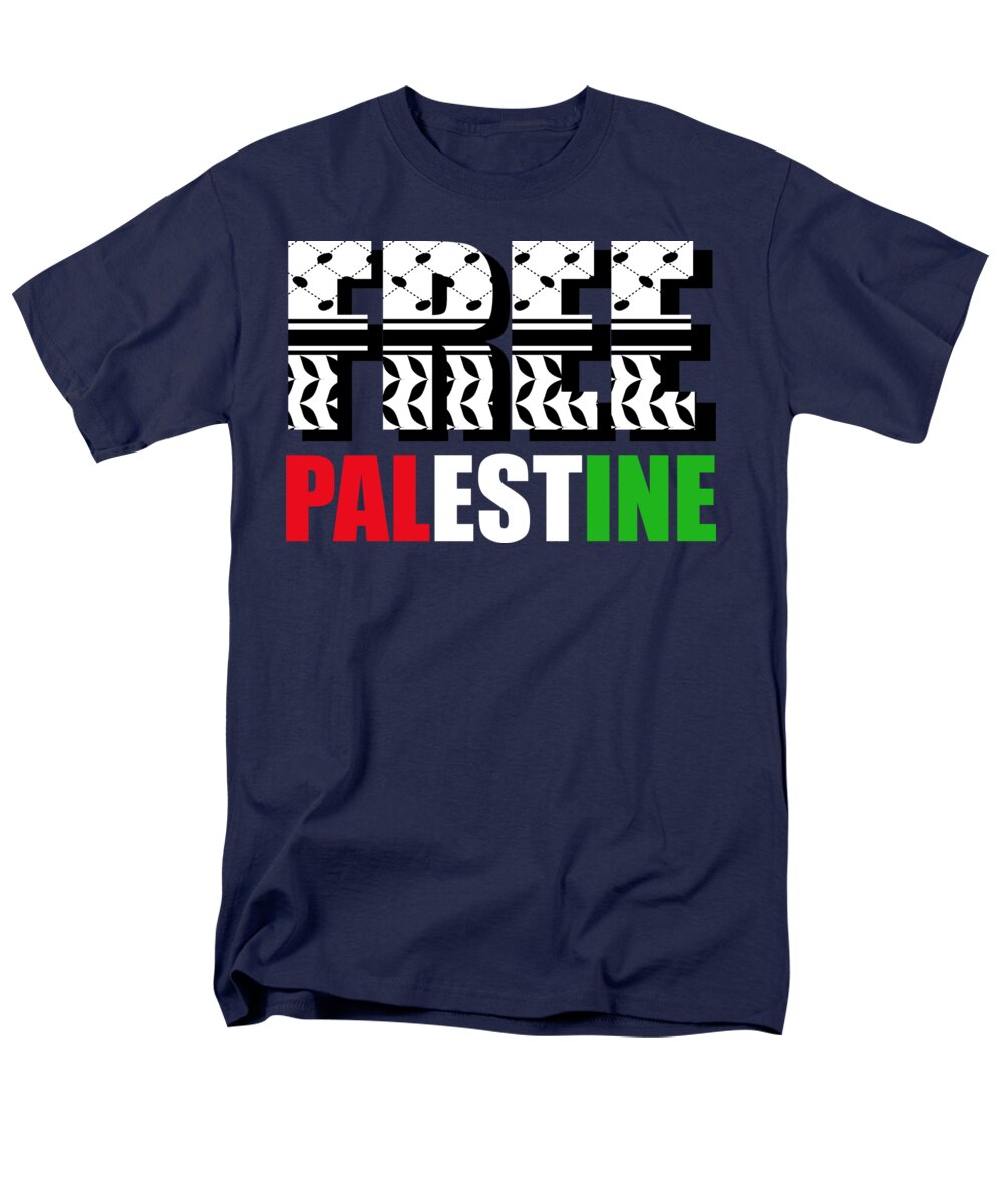 Free Palestine - Men's T-Shirt  (Regular Fit)