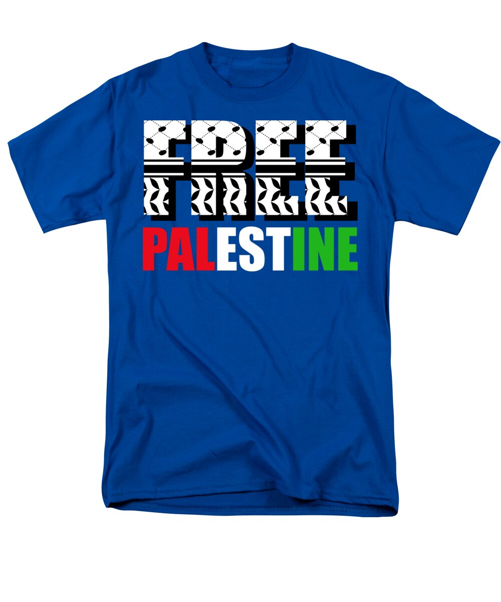 Free Palestine - Men's T-Shirt  (Regular Fit)