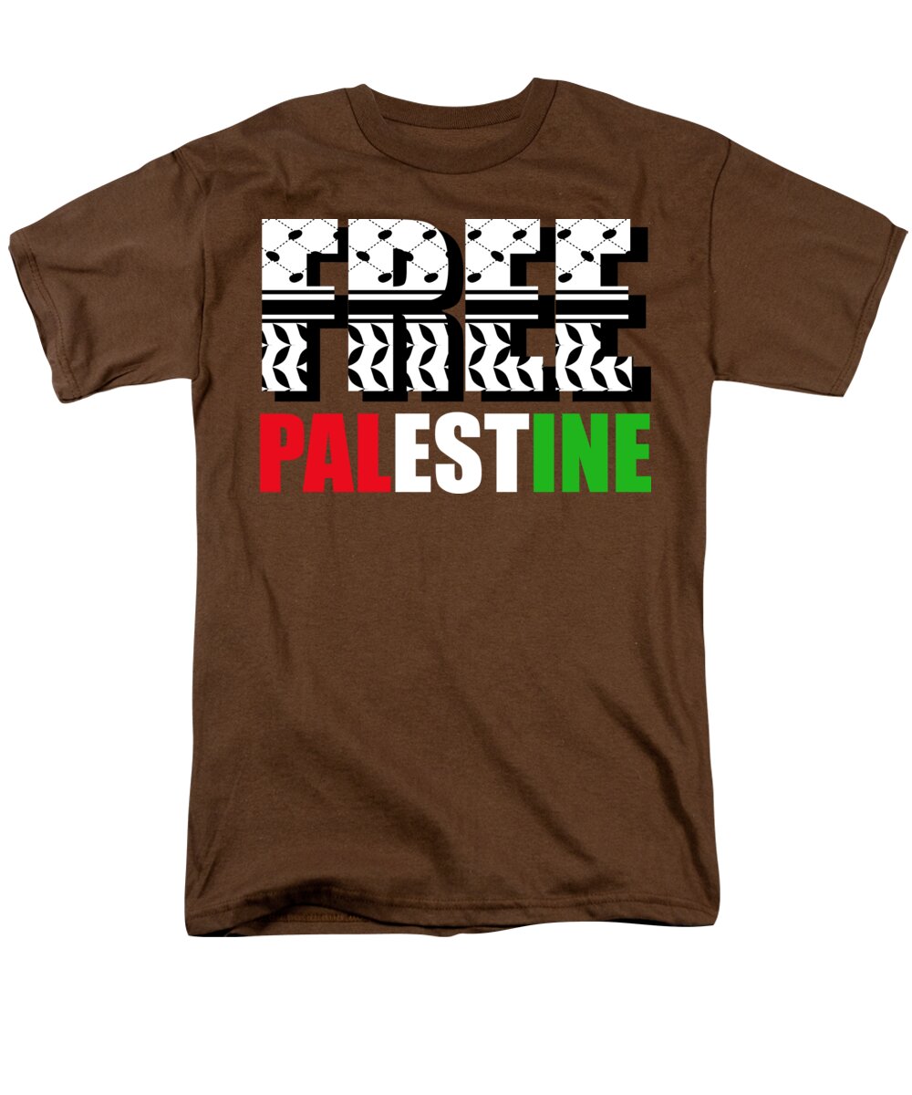 Free Palestine - Men's T-Shirt  (Regular Fit)