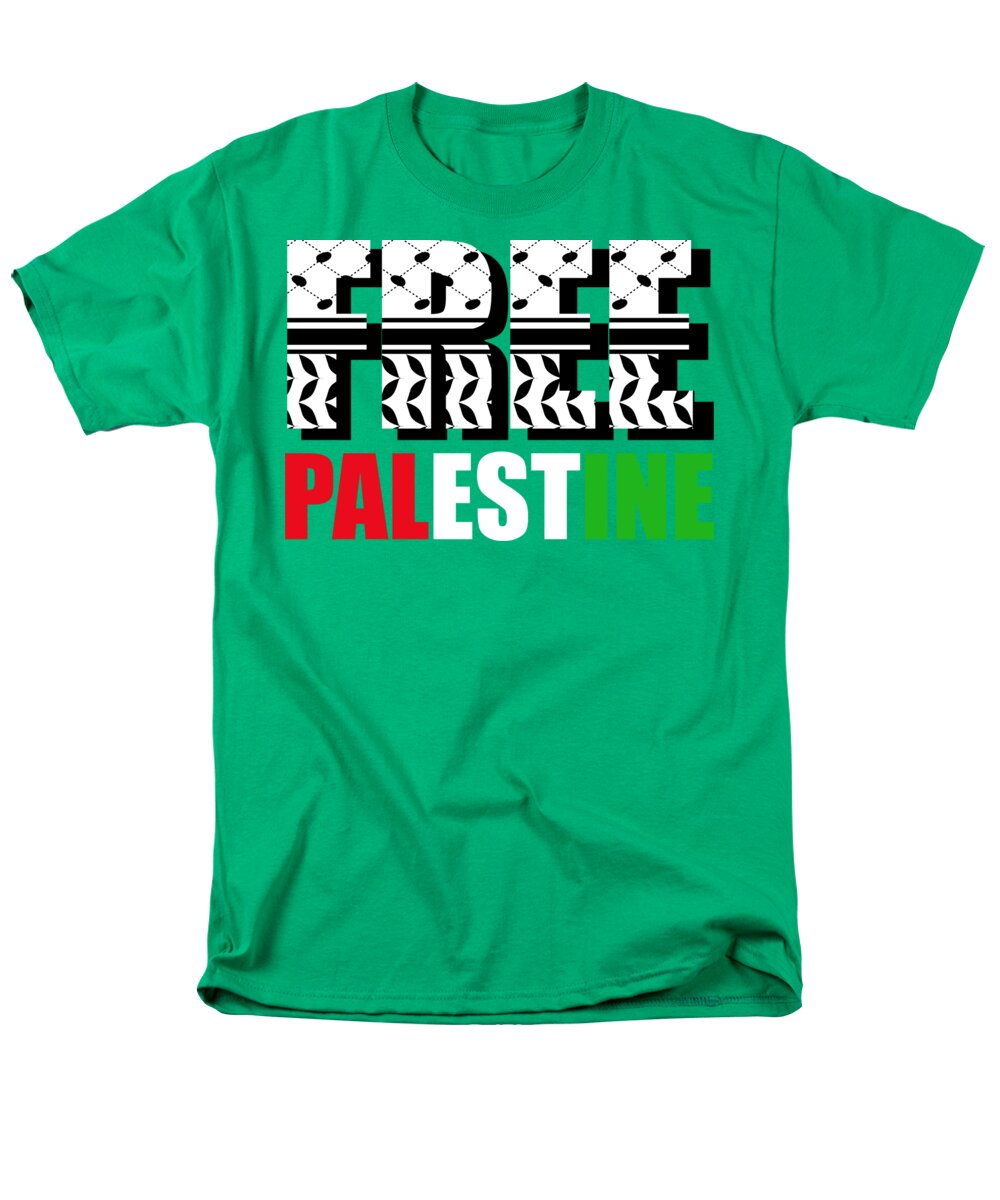 Free Palestine - Men's T-Shirt  (Regular Fit)