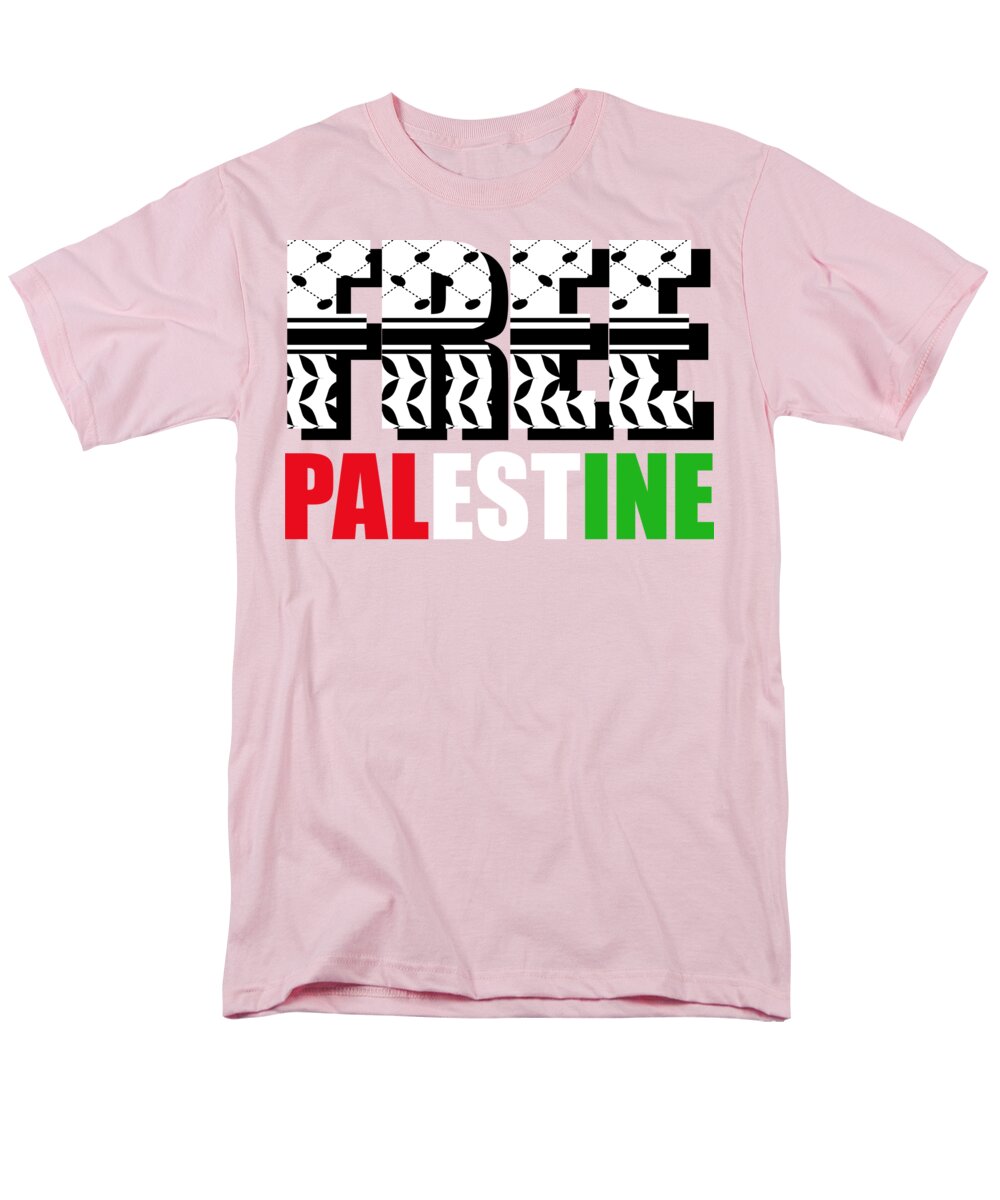 Free Palestine - Men's T-Shirt  (Regular Fit)