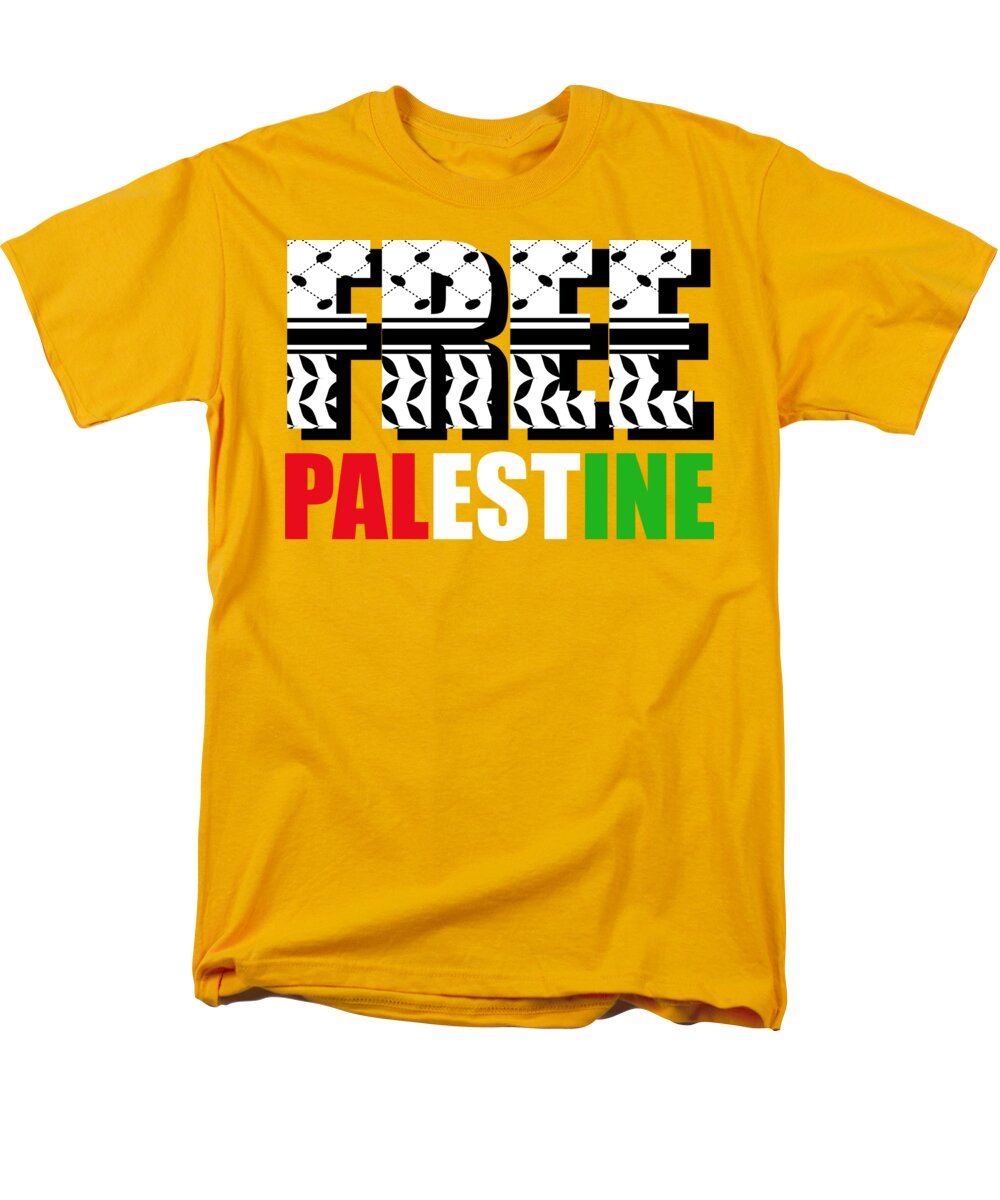 Free Palestine - Men's T-Shirt  (Regular Fit)