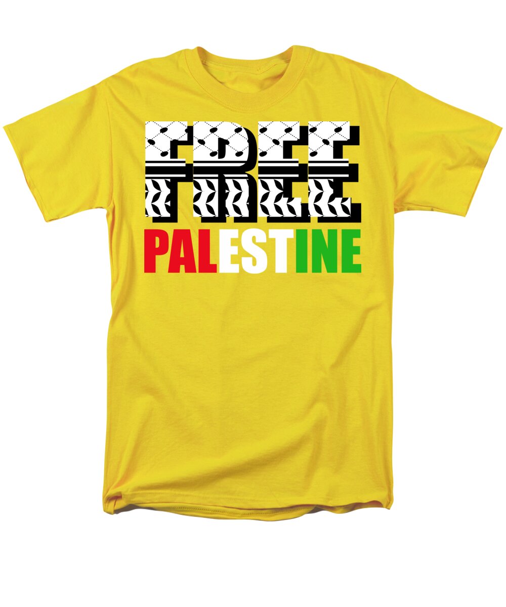 Free Palestine - Men's T-Shirt  (Regular Fit)