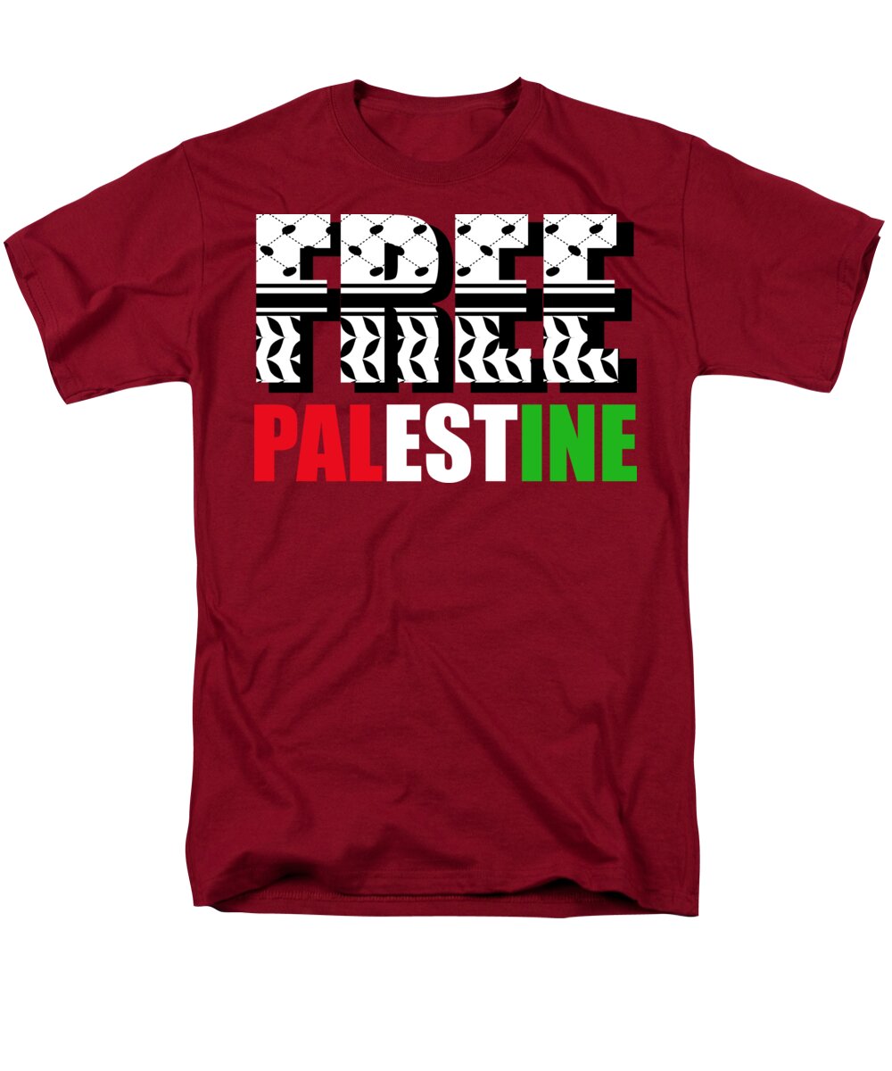 Free Palestine - Men's T-Shirt  (Regular Fit)