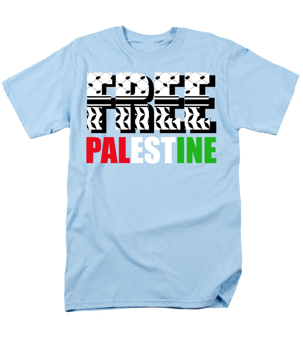 Free Palestine - Men's T-Shirt  (Regular Fit)