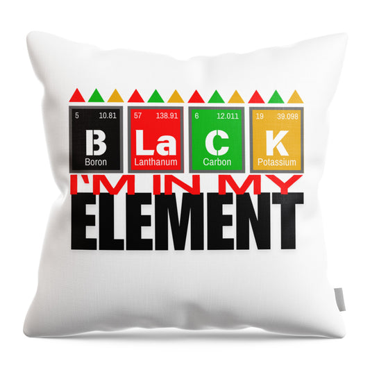 In My Element - Throw Pillow