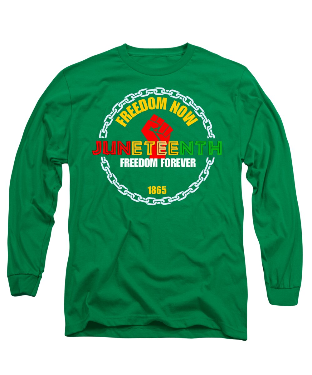 Juneteenth - BLACK - Long Sleeve T-Shirt