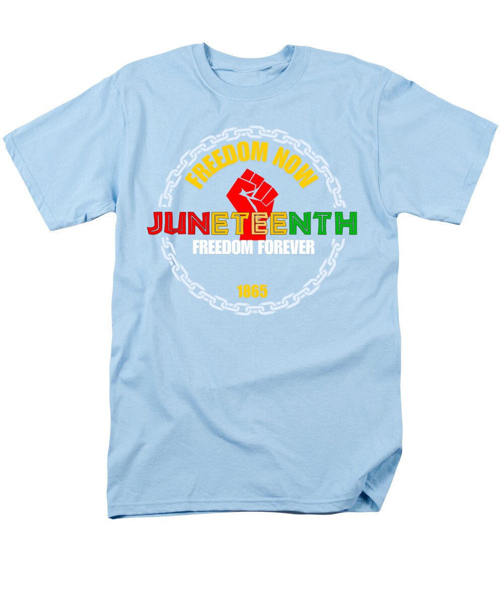 Juneteenth - BLACK - Men's T-Shirt  (Regular Fit)