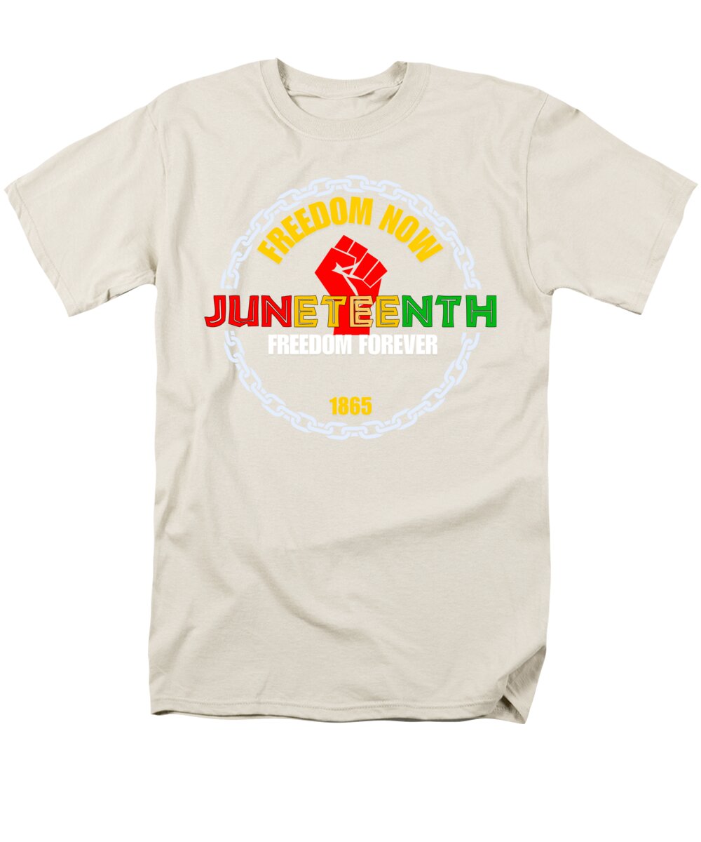 Juneteenth - BLACK - Men's T-Shirt  (Regular Fit)