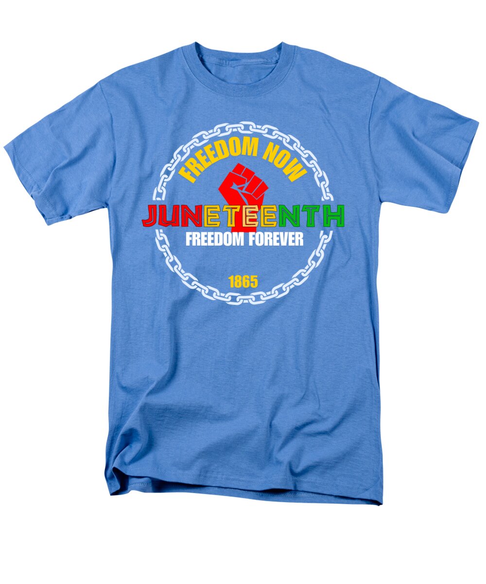 Juneteenth - BLACK - Men's T-Shirt  (Regular Fit)