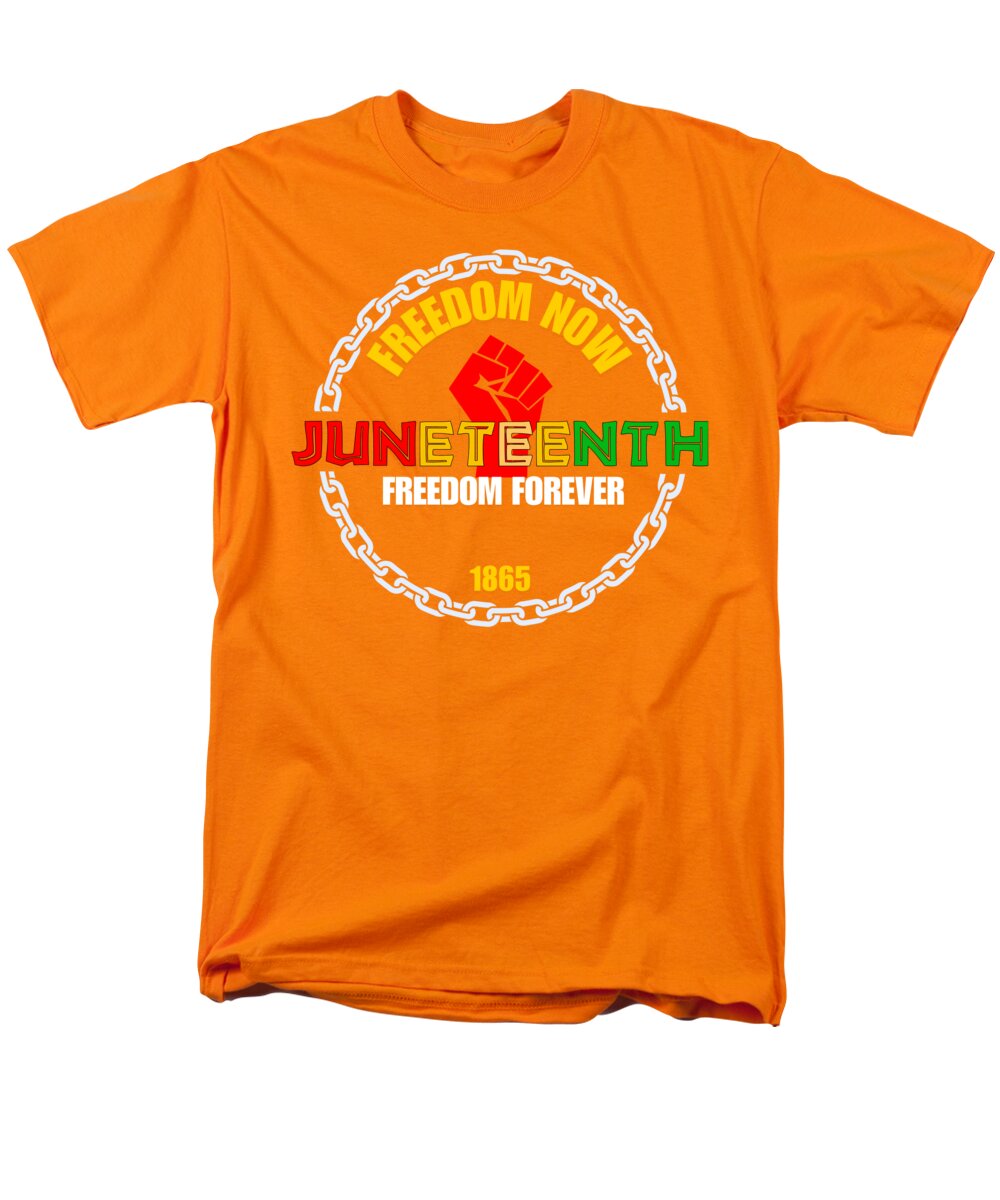 Juneteenth - BLACK - Men's T-Shirt  (Regular Fit)