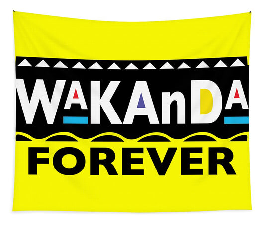 Martin_wakanda Forever_black - Tapestry