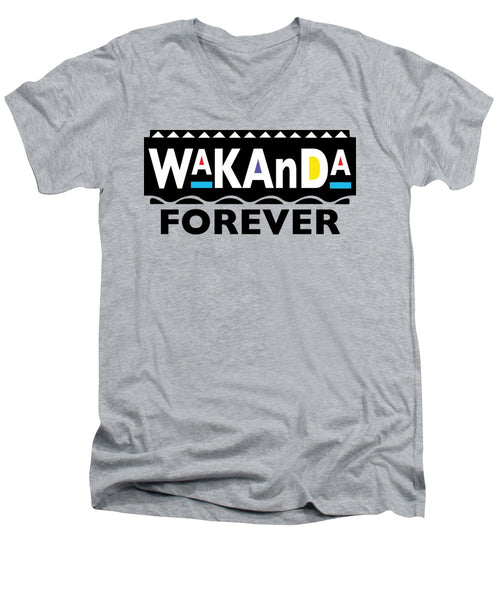 Martin_wakanda Forever_black - Men's V-Neck T-Shirt