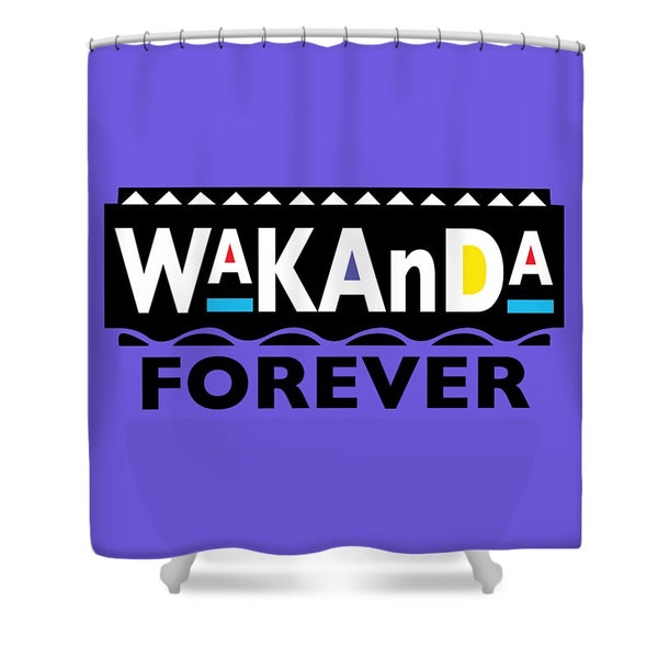 Martin_wakanda Forever_black - Shower Curtain