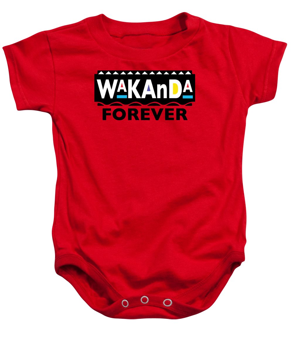 Martin Wakanda Forever: Black Label  - Baby Onesie