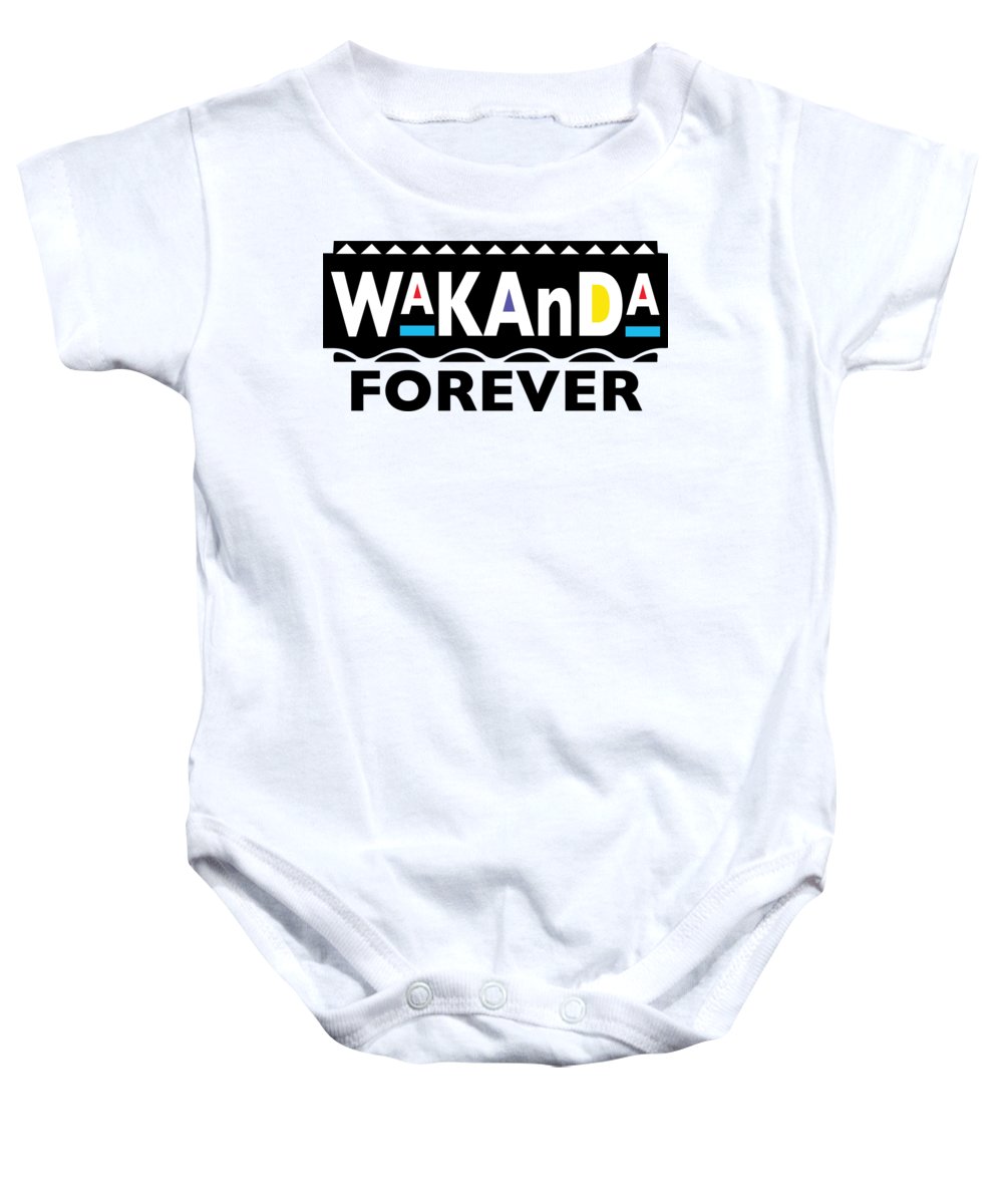 Martin Wakanda Forever: Black Label  - Baby Onesie