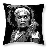 Serena Williams The GOAT - Throw Pillow