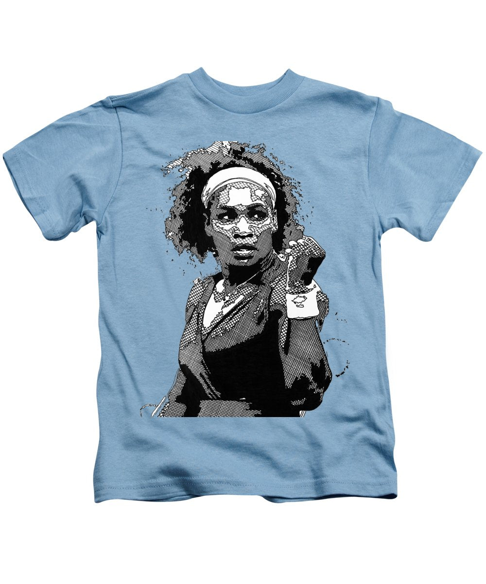 Serena Williams The GOAT - Kids T-Shirt