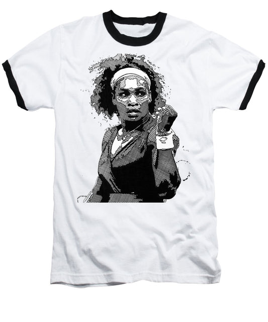 Serena Williams The GOAT - Baseball T-Shirt