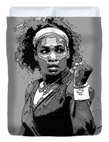 Serena Williams The GOAT - Duvet Cover