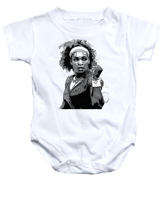 Serena Williams The GOAT - Baby Onesie