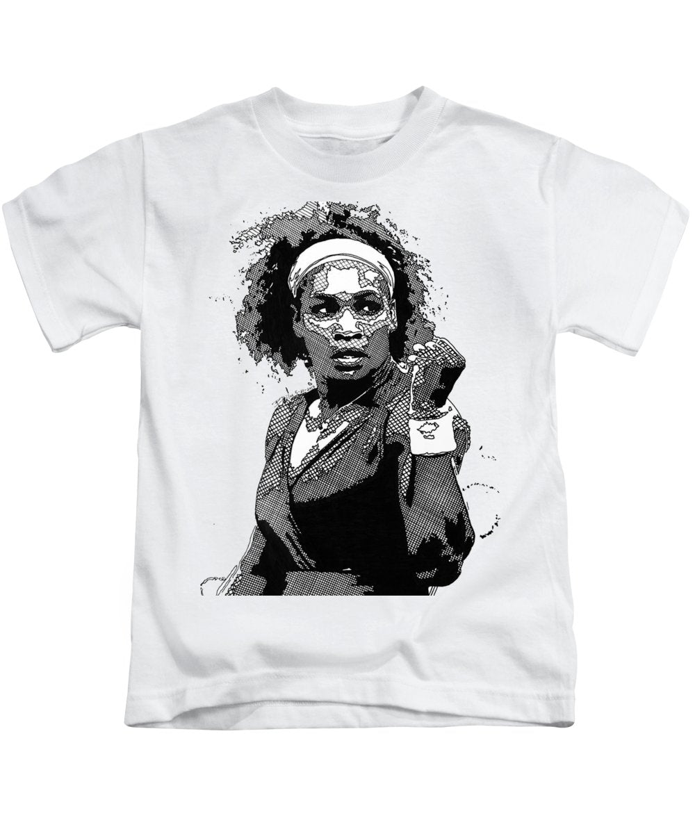 Serena Williams The GOAT - Kids T-Shirt