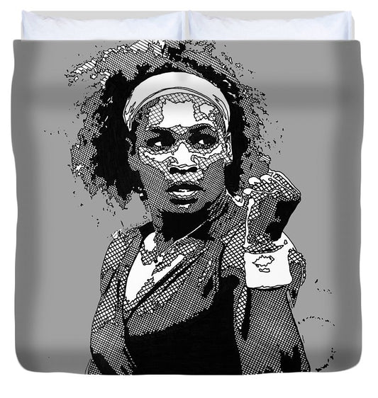 Serena Williams The GOAT - Duvet Cover