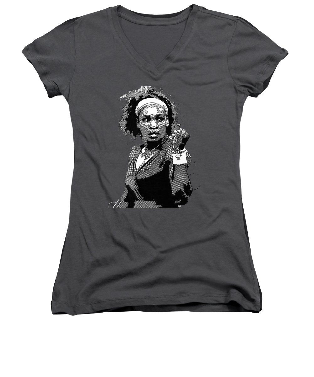 Serena Williams The GOAT - Women's V-Neck