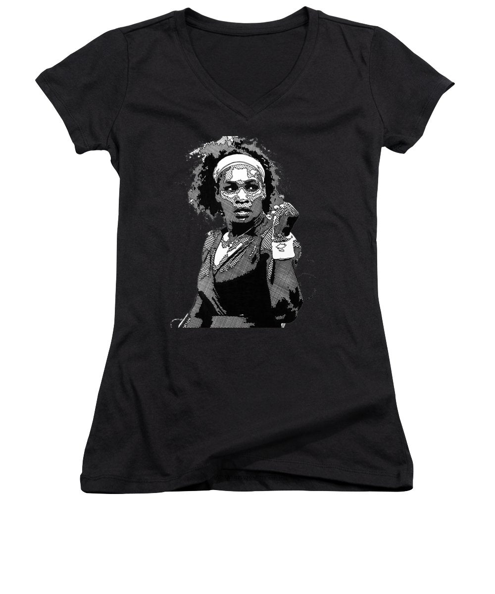 Serena Williams The GOAT - Women's V-Neck