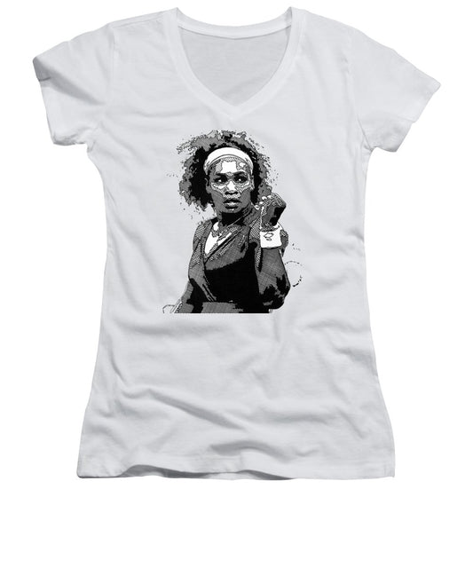 Serena Williams The GOAT - Women's V-Neck