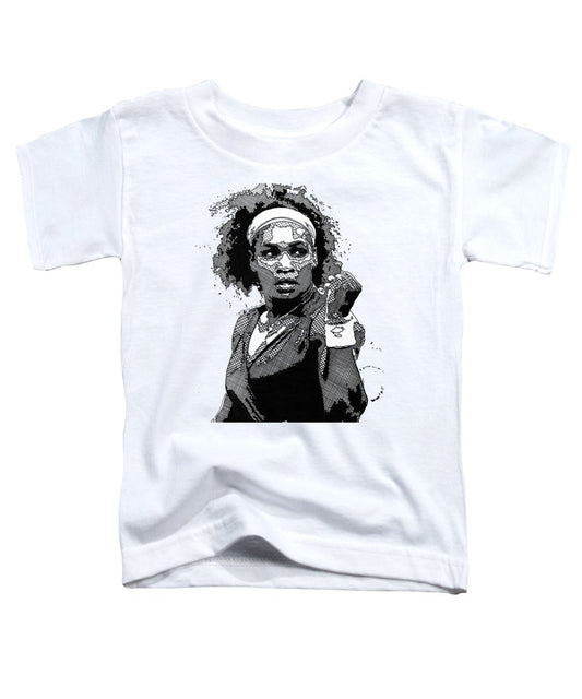 Serena Williams The GOAT - Toddler T-Shirt