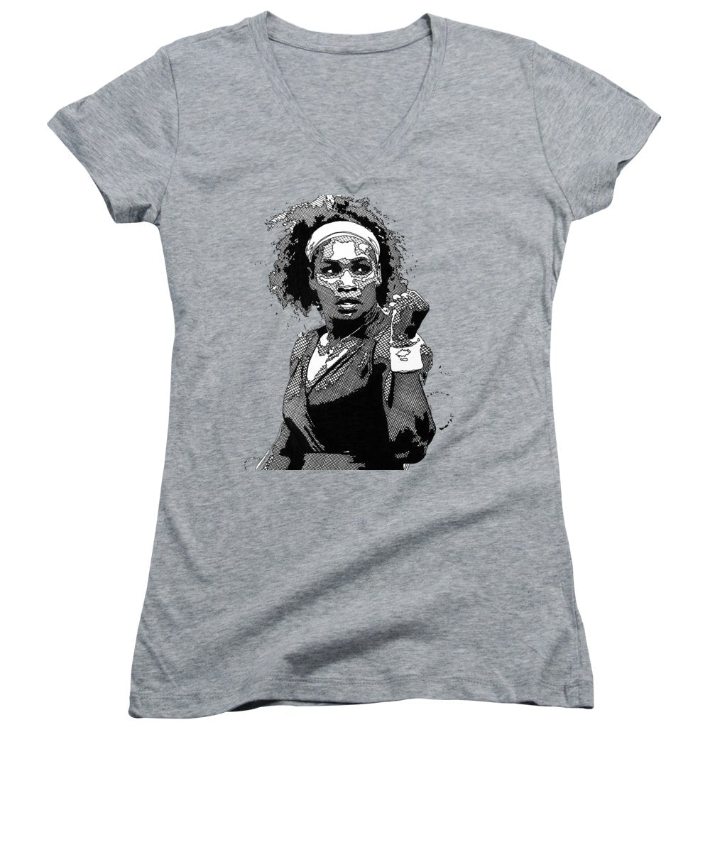 Serena Williams The GOAT - Women's V-Neck