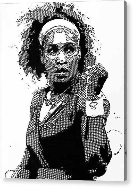 Serena Williams The GOAT - Acrylic Print